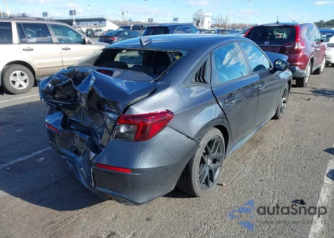 2025 Honda Civic Sport из США, поврежденный, VIN 2HGFE2F55SH546352